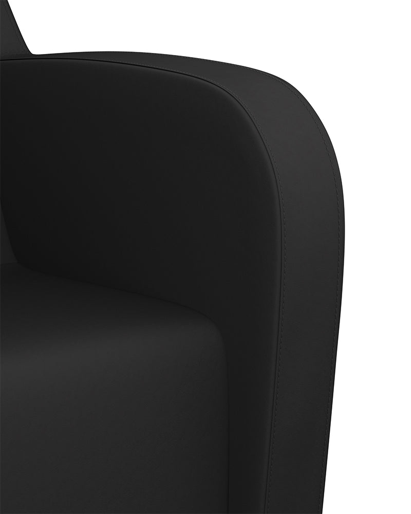 Fredda - Black massage basin - White basin